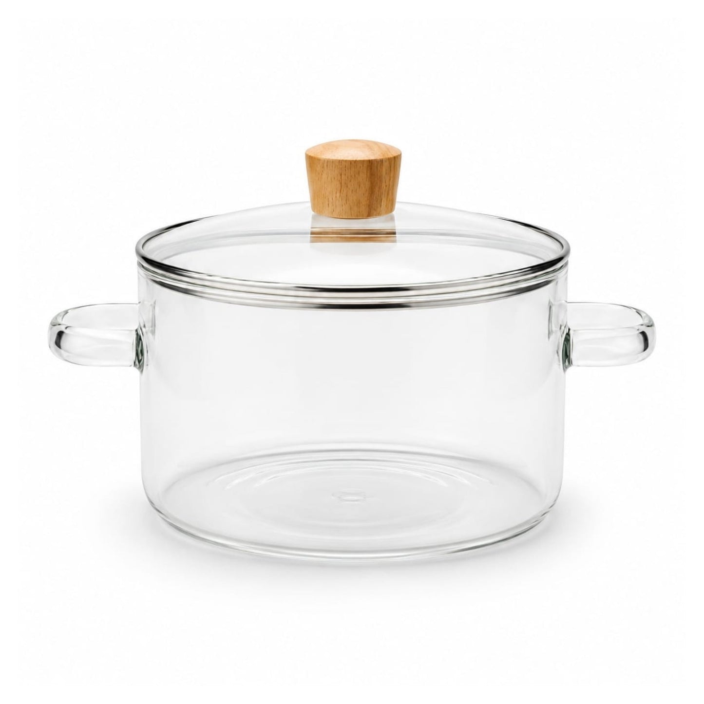 Borosilicate Glass Cooking Pot – Heat Resistant Glass Pot for Cooking & Everyday Kitchen Use