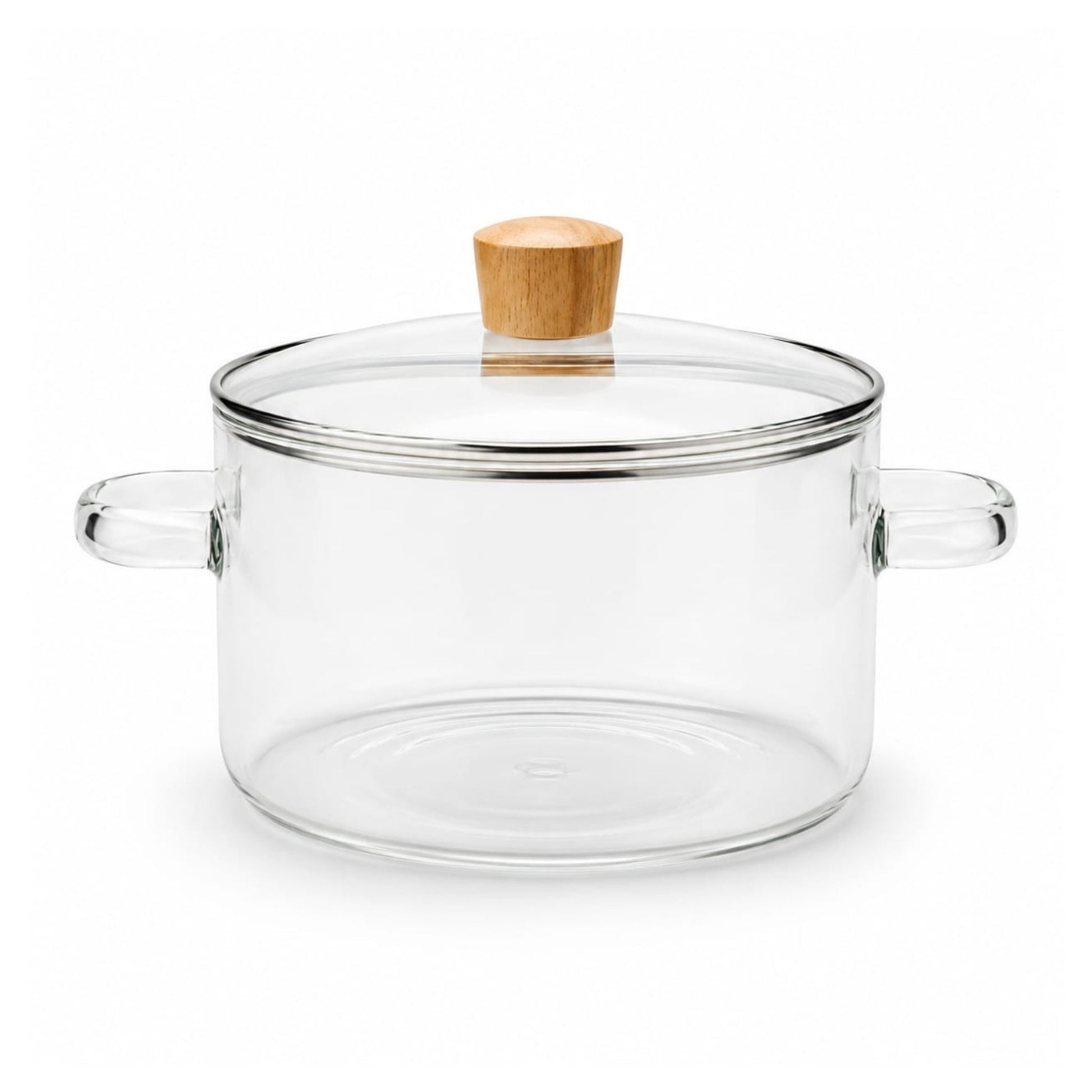 Borosilicate Glass Cooking Pot – Heat Resistant Glass Pot for Cooking & Everyday Kitchen Use