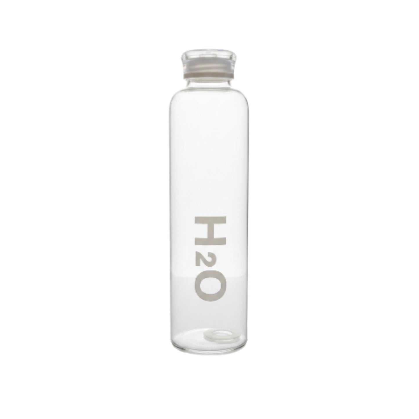 Borosilicate Glass H2O Water Bottle 1L