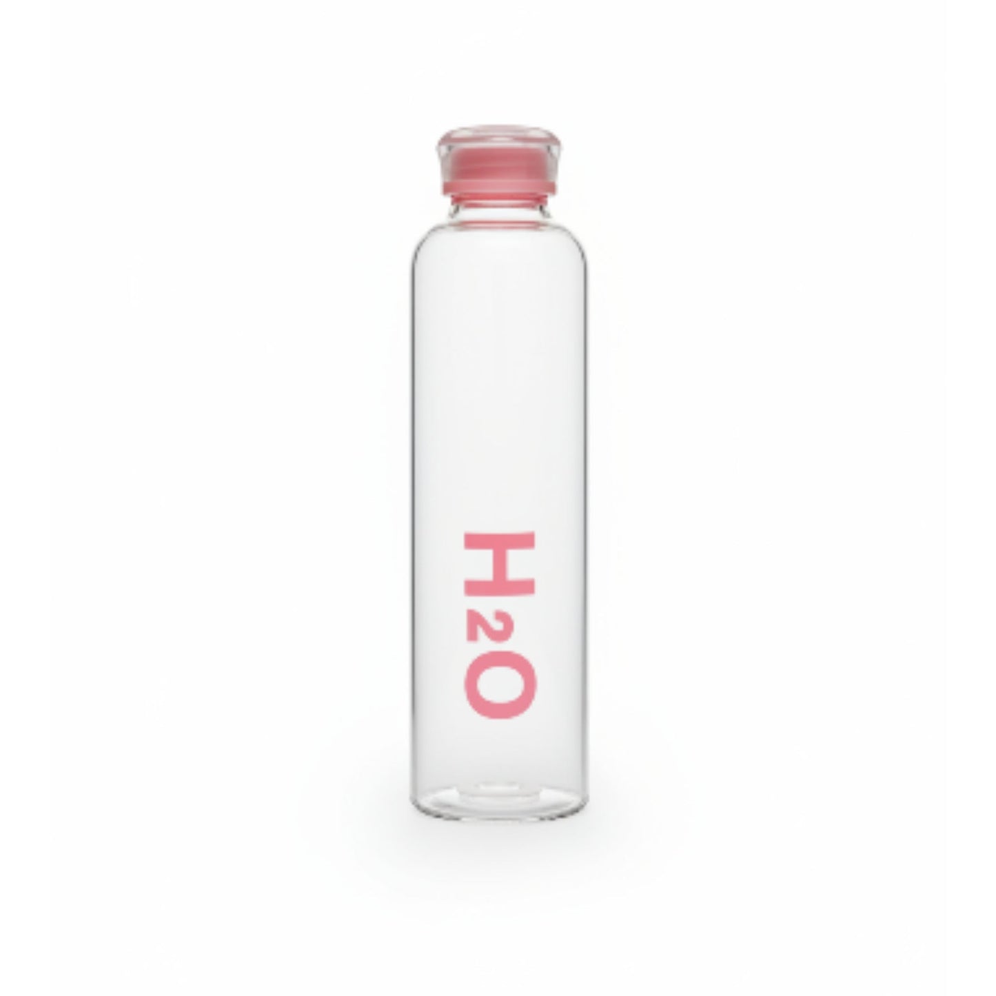 Borosilicate Glass H2O Water Bottle 1L