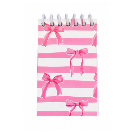 Bow Notebook With Pen – Cute Writing & Note-Taking Set – Assorted Bow Designs