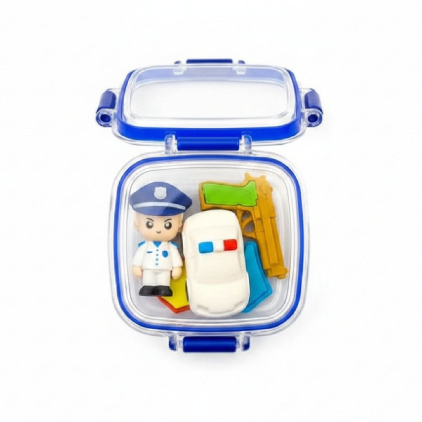 Boys Eraser In Acrylic Tin
