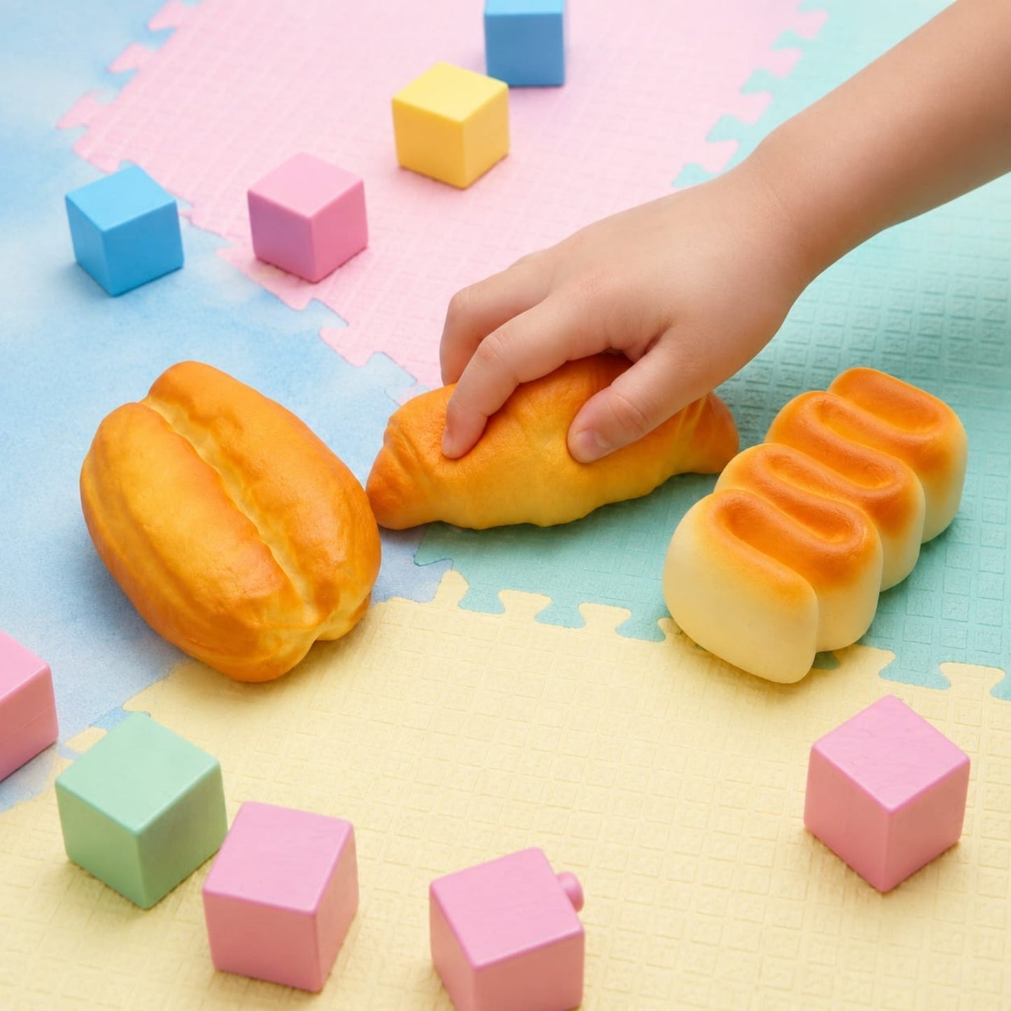 Bread Squishy – Soft Slow Rising Sensory Fidget Toy for Kids, Relaxation, Stress Relief & Play