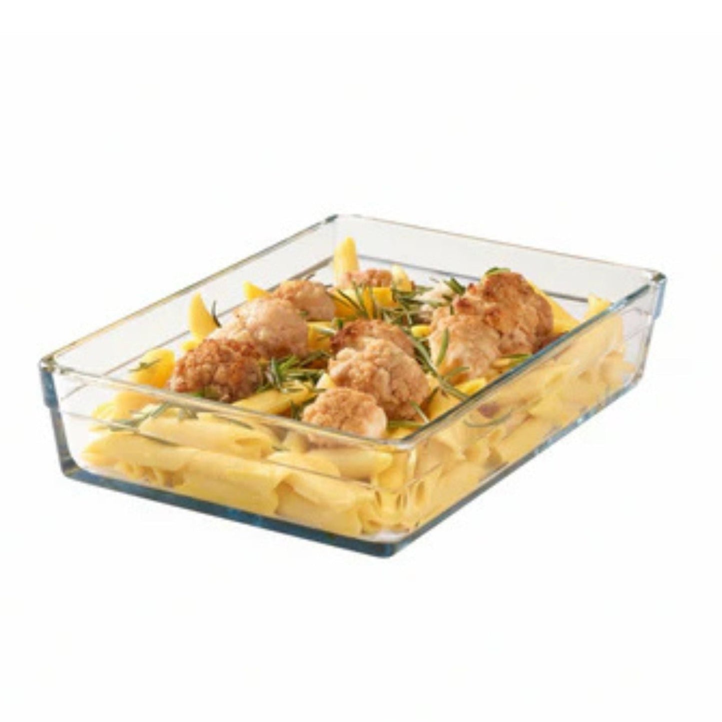 Broart Rectangular Borosilicate Glass Casserole