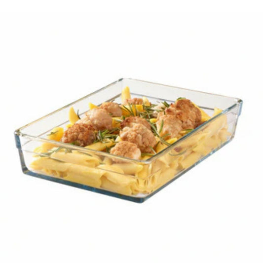 Broart Rectangular Borosilicate Glass Casserole