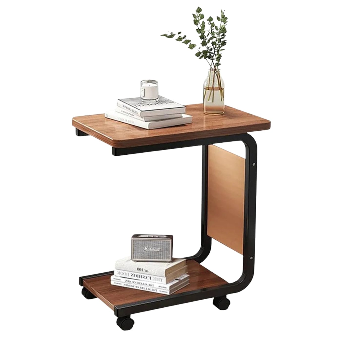 Brown Sofa Side Table | Modern Living Room End Table
