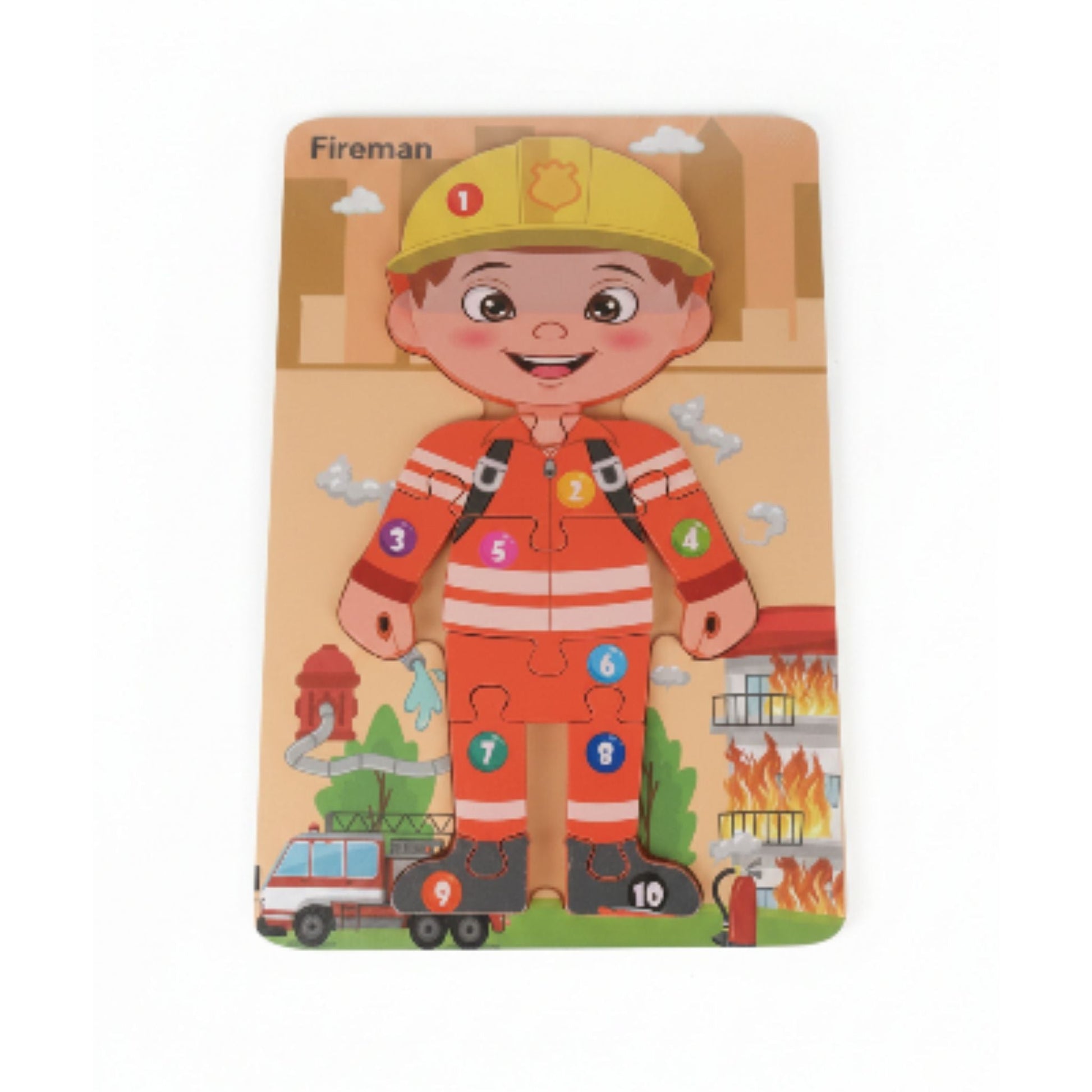 Career Puzzle - Fireman