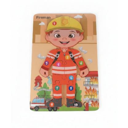 Career Puzzle - Fireman