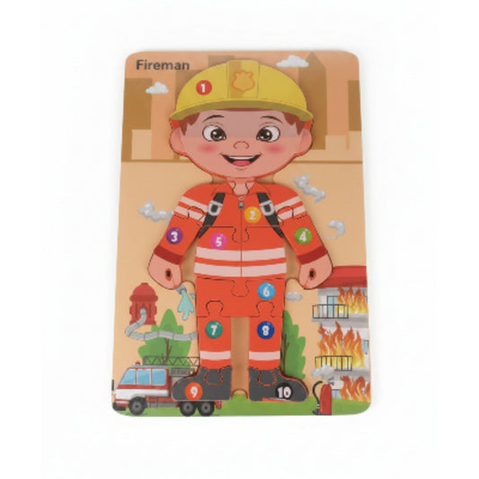 Career Puzzle - Fireman