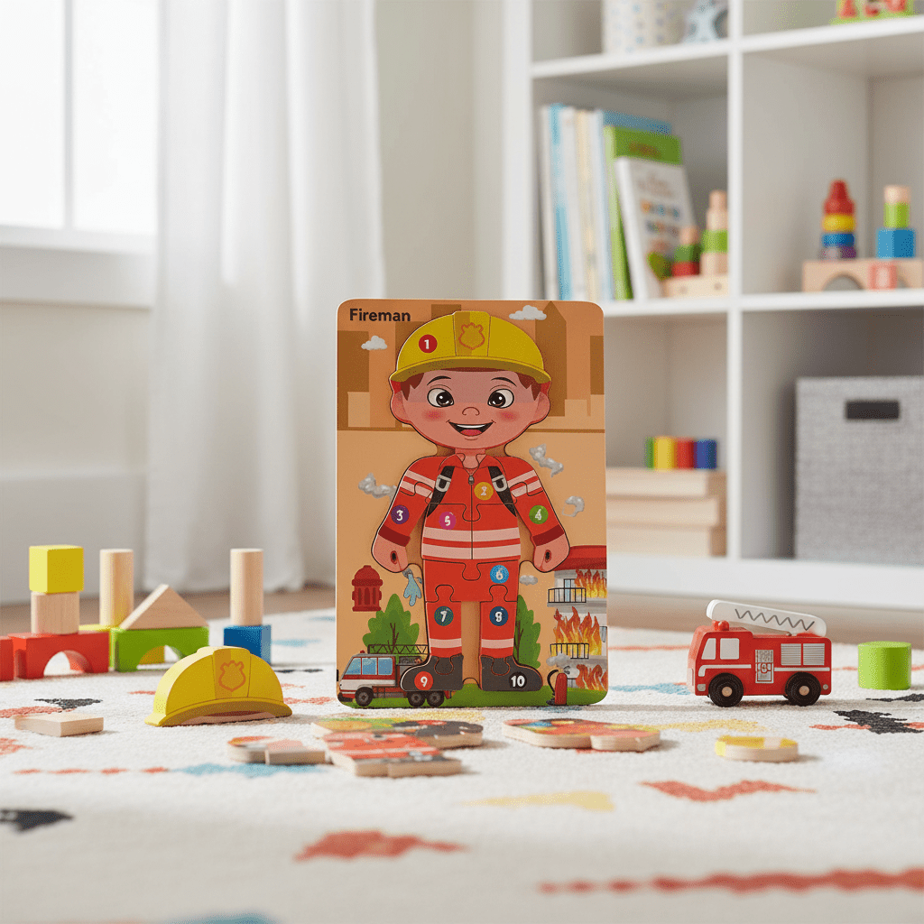Career Puzzle - Fireman