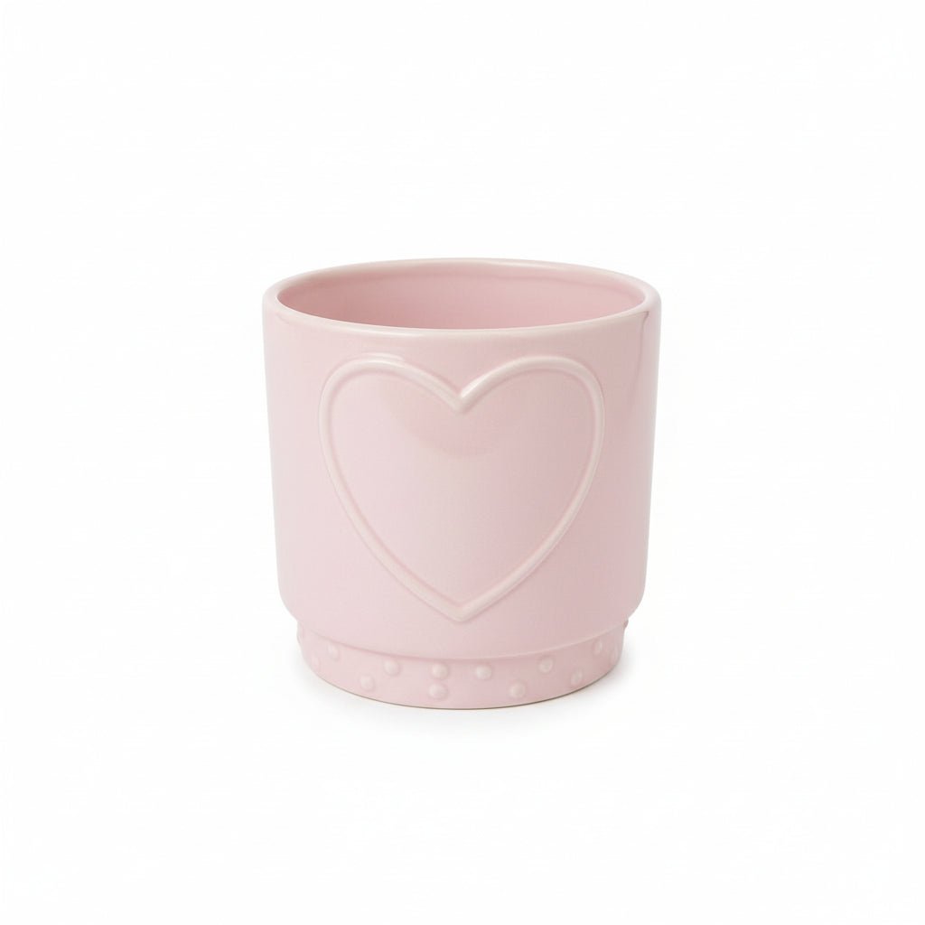 Ceramic Pink Planter 10x11cm