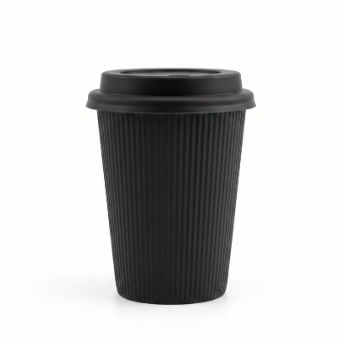Ceramic Ribbed Coffee Cup 370ml