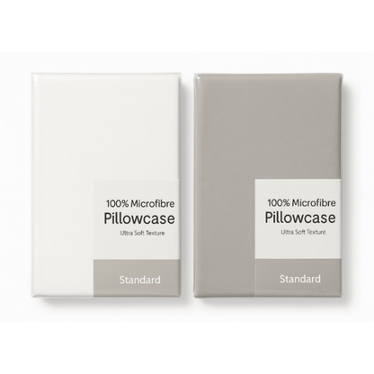 Chainstore Microfibre Pillowcases - Standard