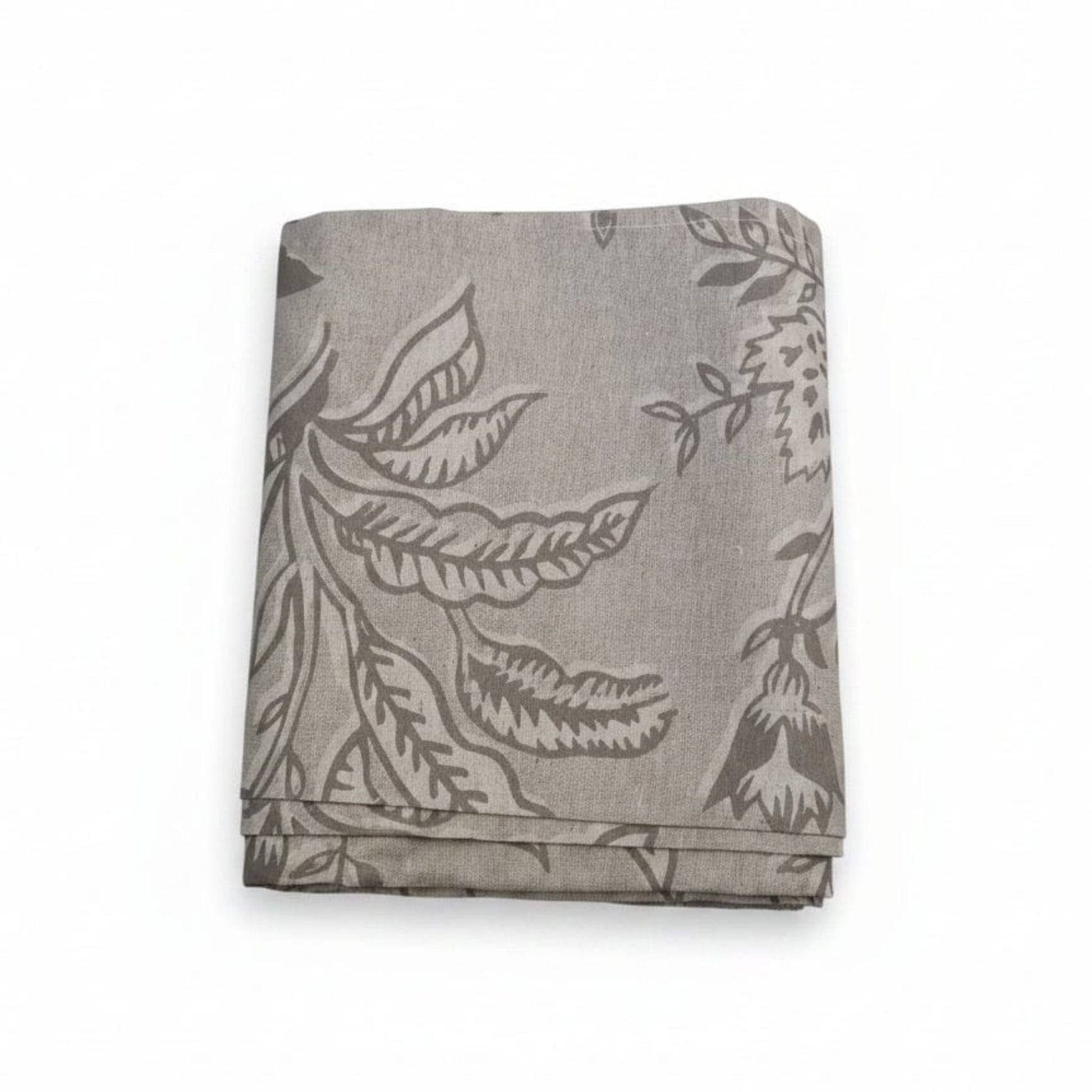 Chainstore Stone Floral Linen Table Cloth 1.3m x 2.3m