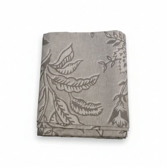 Chainstore Stone Floral Linen Table Cloth 1.3m x 2.3m