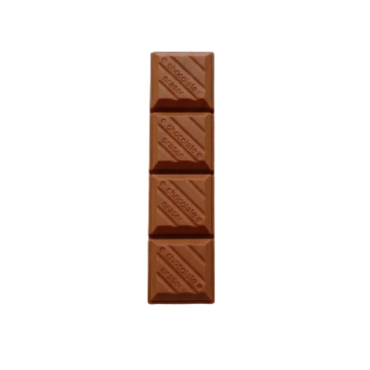Chocolate Bar Eraser – Cute Novelty School Eraser for Kids & Students - Milk Chocolate
