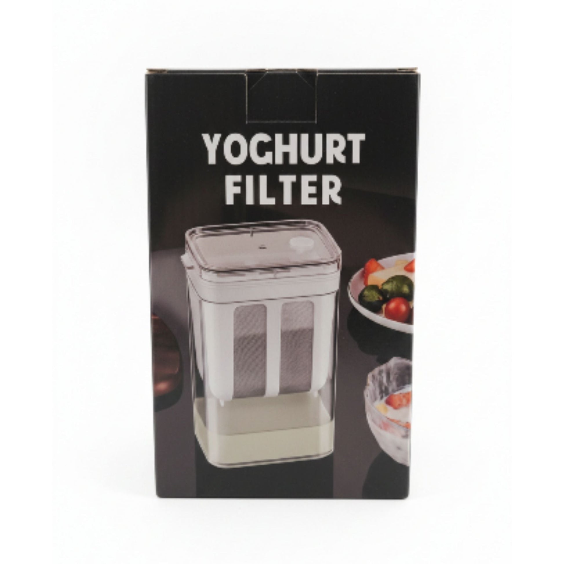 Clear Greek Yoghurt Maker With Fine Mesh Strainer