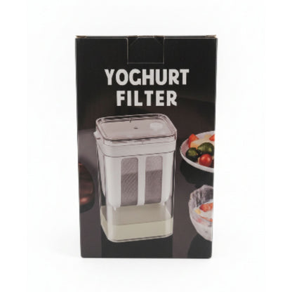 Clear Greek Yoghurt Maker With Fine Mesh Strainer