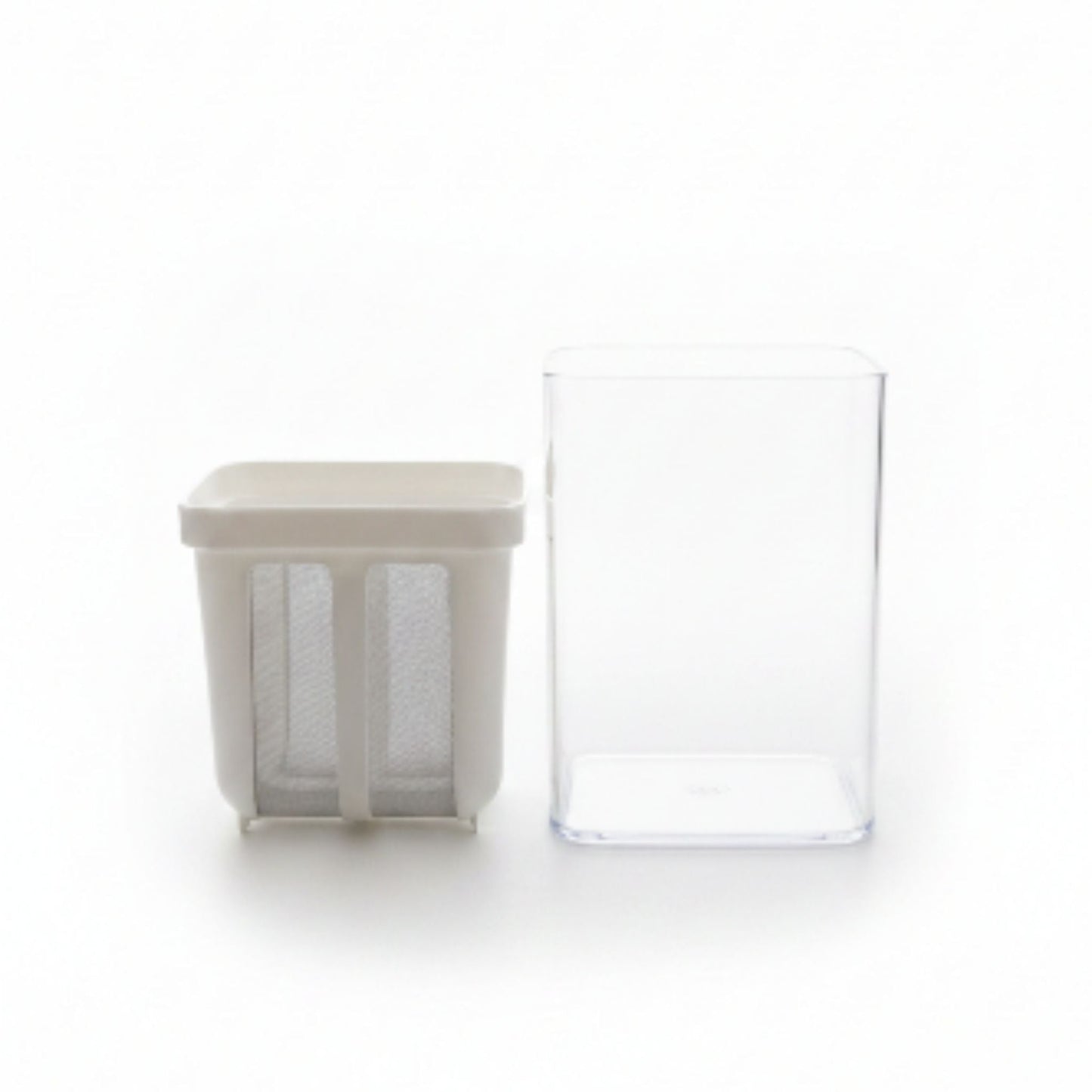 Clear Greek Yoghurt Maker With Fine Mesh Strainer