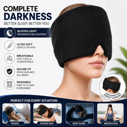 Cold Compress Eye Mask – Cooling Gel Eye Mask for Relaxation & Soothing Relief
