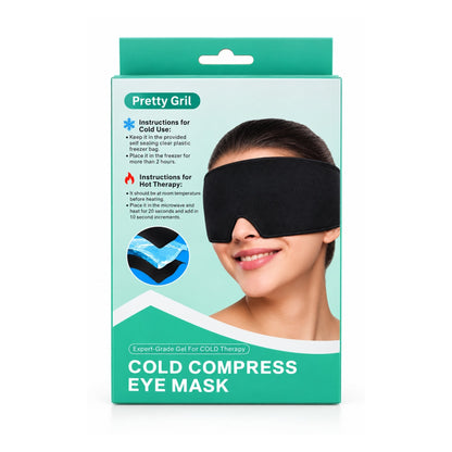 Cold Compress Eye Mask – Cooling Gel Eye Mask for Relaxation & Soothing Relief