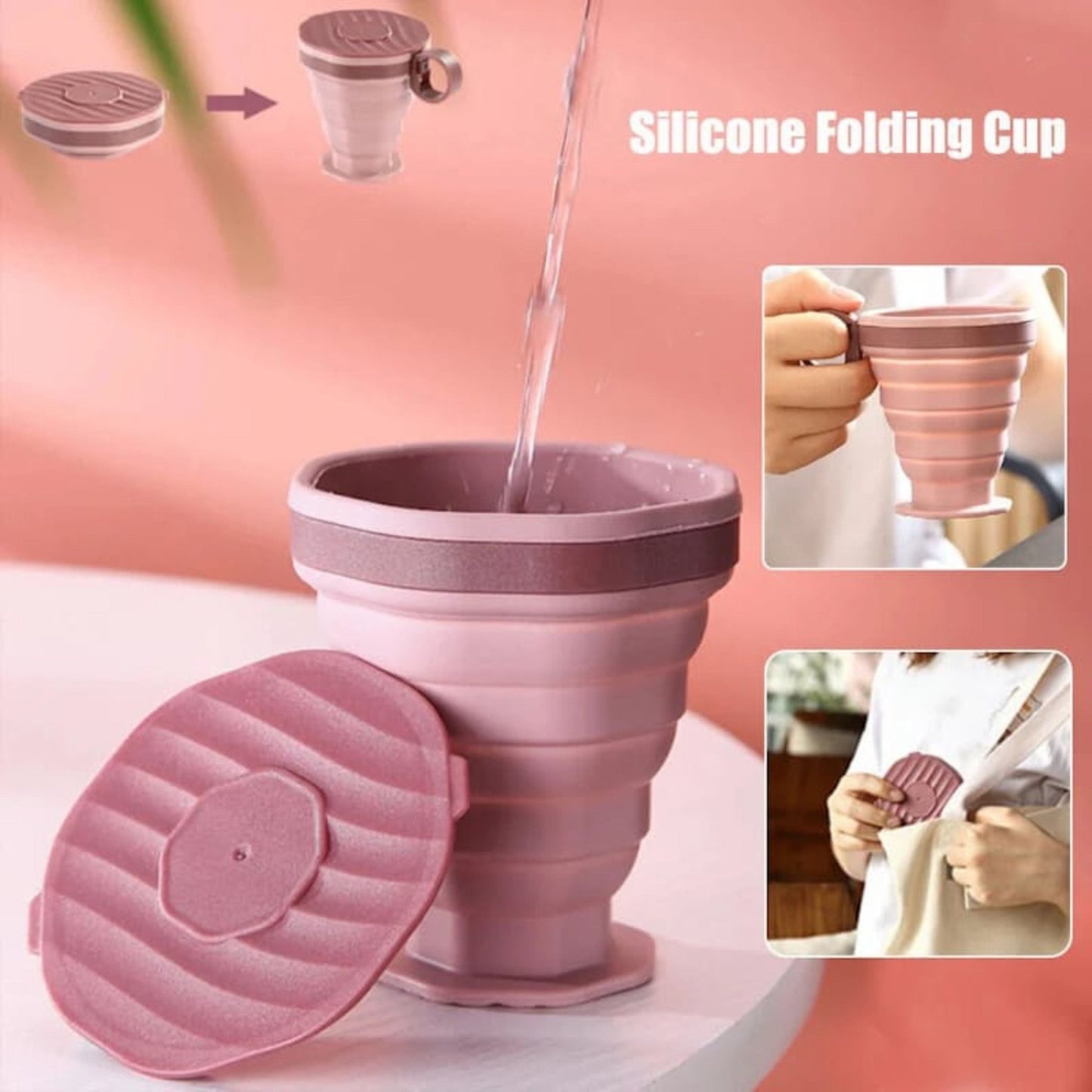 Collapsible Coffee Cup 220ml