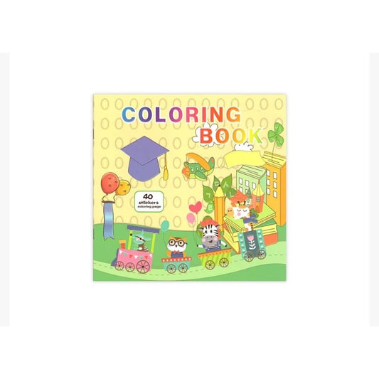 Colouring Book With 40 Stickers
