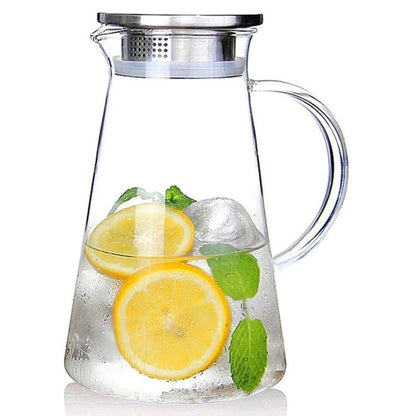 Cone Shaped Glass Teapot