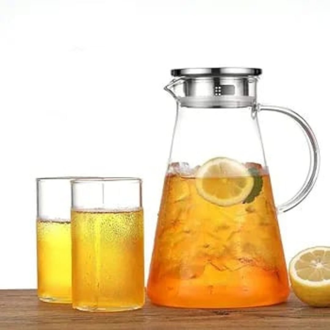 Cone Shaped Glass Teapot