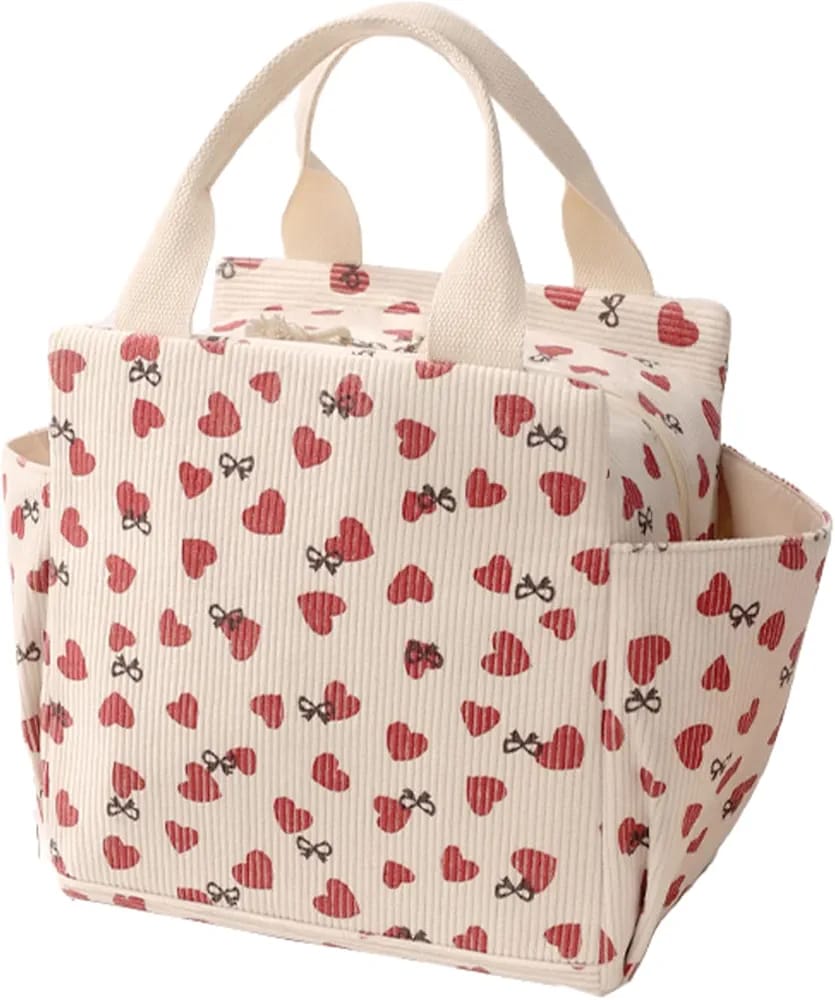 Corduroy Insulated Lunch Bag - Large
