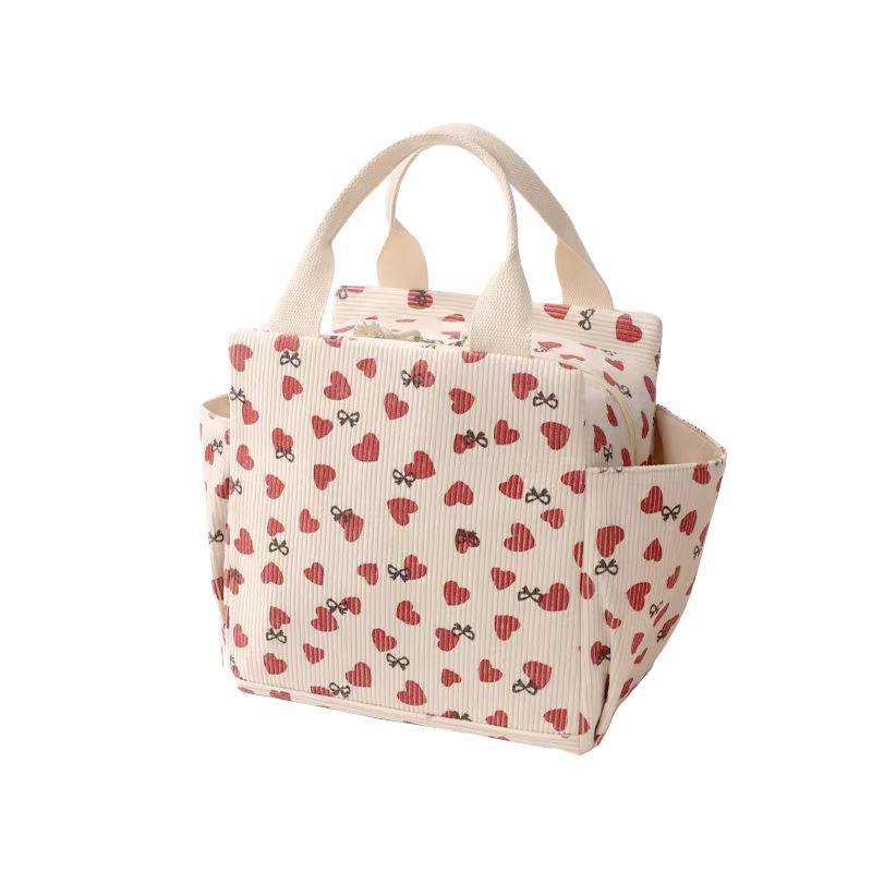 Corduroy Insulated Lunch Bag - Large