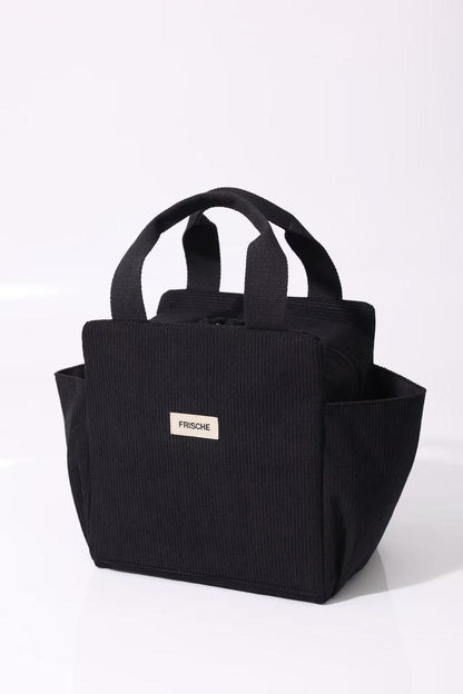 Corduroy Insulated Lunch Bag - Large
