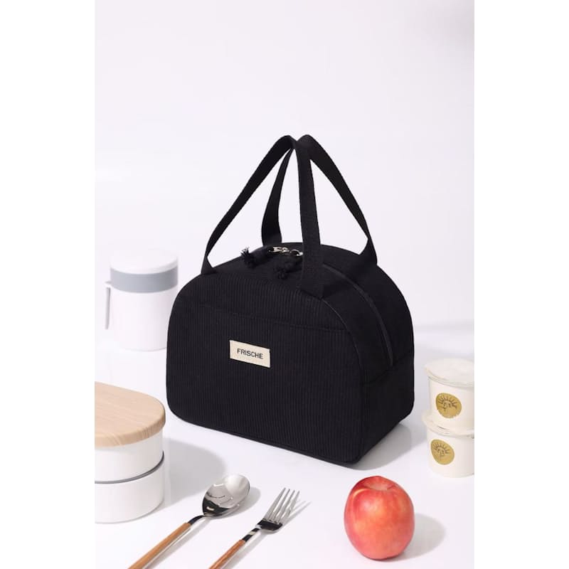 Corduroy Insulated Lunch Bag - Small