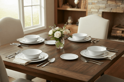 Corelle 12pc Mystic Gray Dinner Set