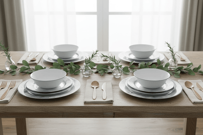 Corelle 12pc Salt Wash Dinner Set