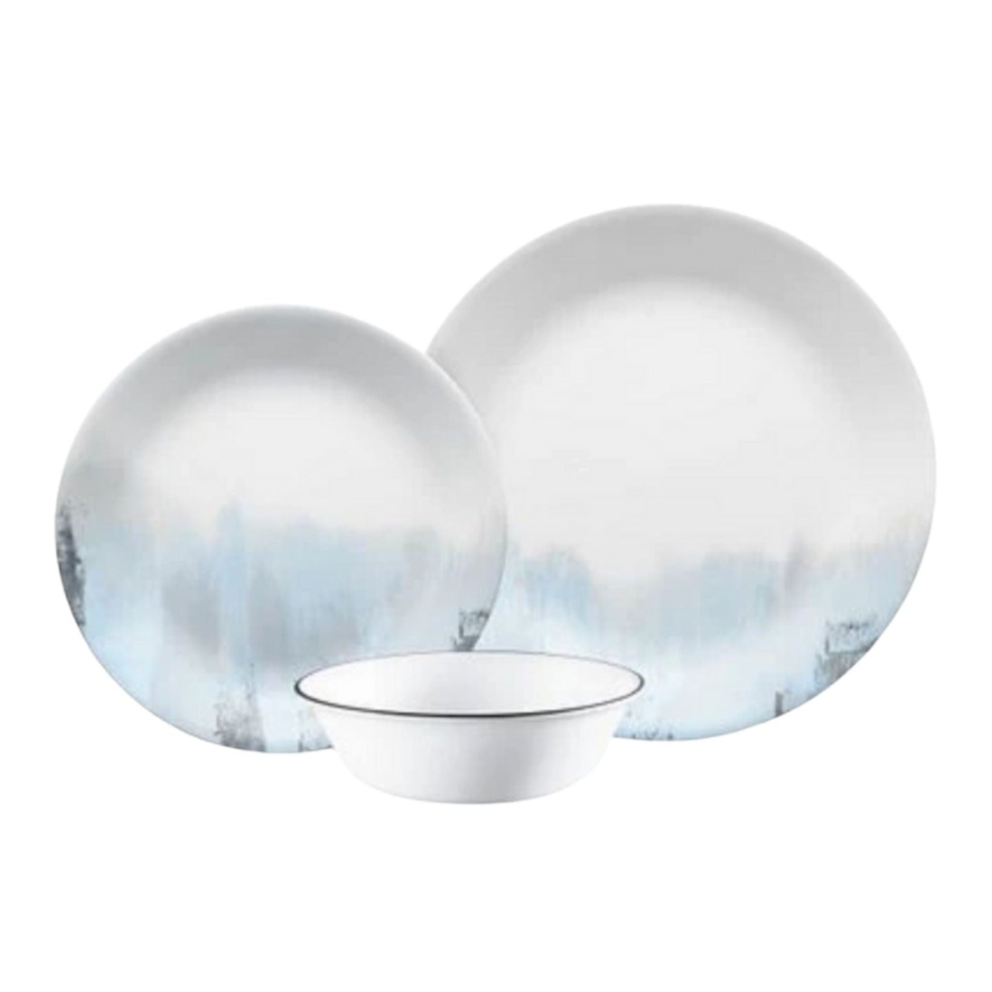 Corelle 12pc Tranquil Reflection Dinner Set