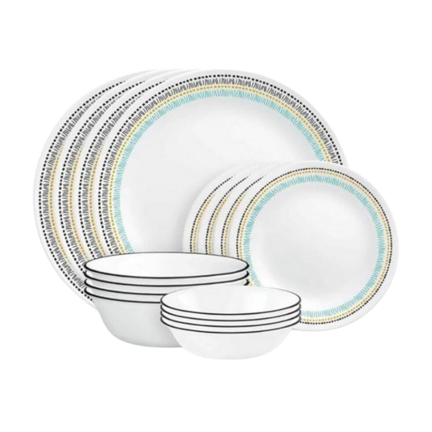 Corelle 16pc Paloma Dinner Set