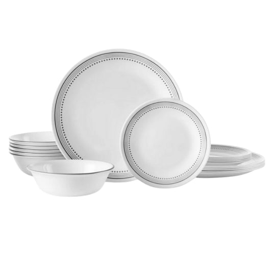 Corelle 18pc City Block Dinner Set