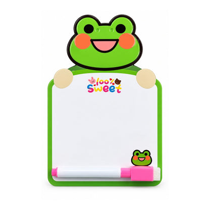 Cute Animal Whiteboard & Marker Set – Double-Sided Writing Board with Weekly Timetable