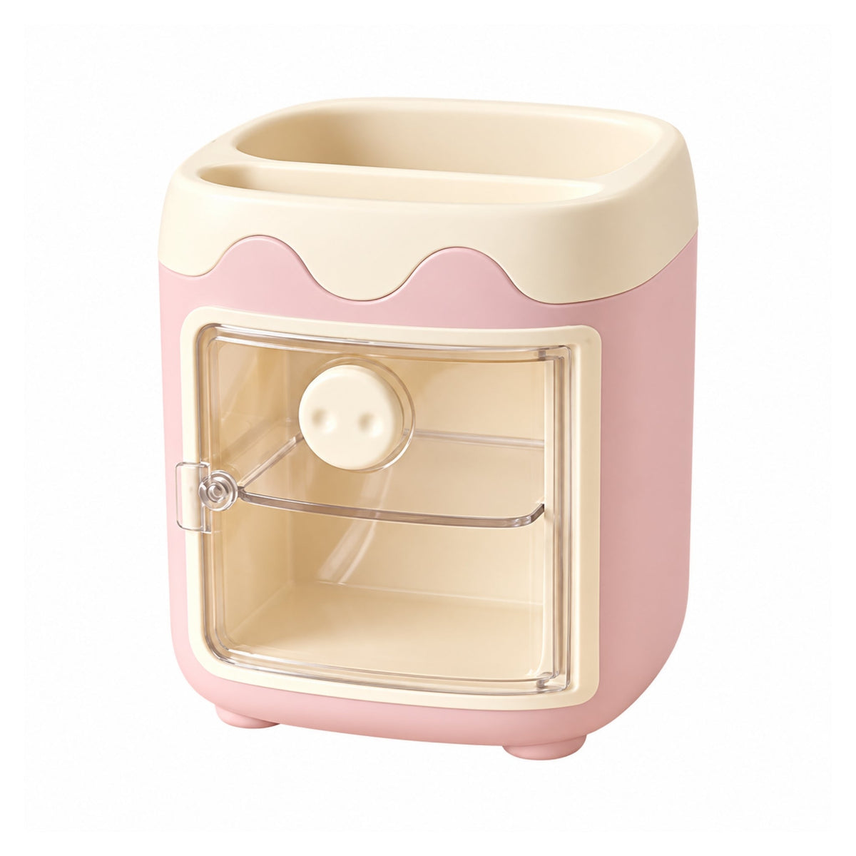 Cute Pencil Holder – Desktop Stationery Organizer with Multi-Compartment Storage