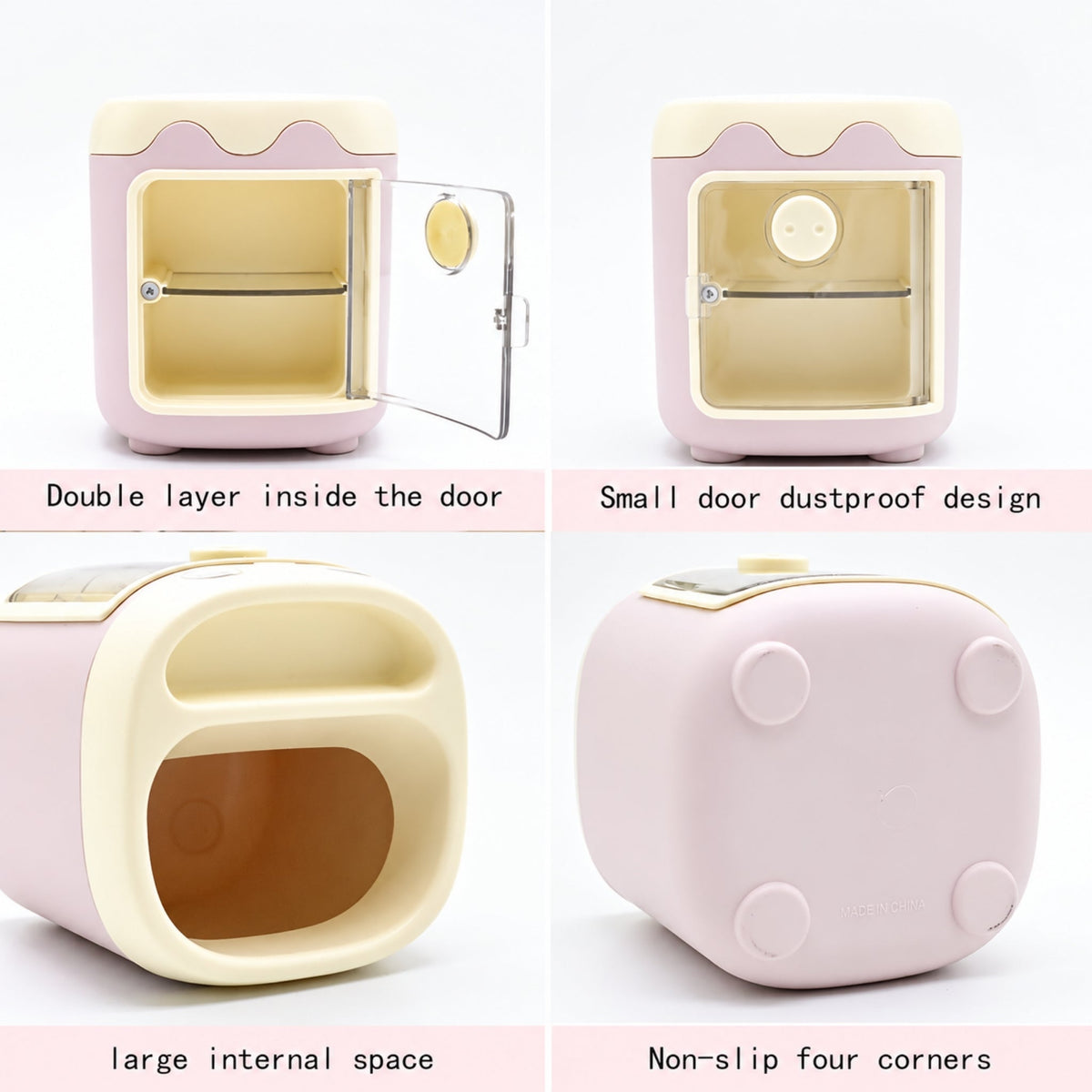 Cute Pencil Holder – Desktop Stationery Organizer with Multi-Compartment Storage