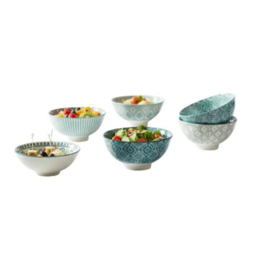 Danny Home 10pc Botanica Stoneware Bowls Set