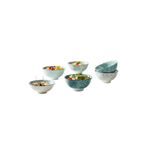 Danny Home 10pc Botanica Stoneware Bowls Set