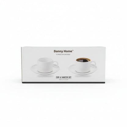 Danny Home 12pc Cup And Saucer Set 250ml