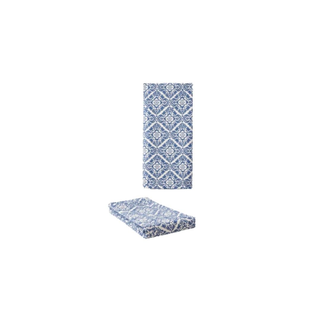 Danny Home 2pc Cotton Kitchen Towels - Blue Bohemian