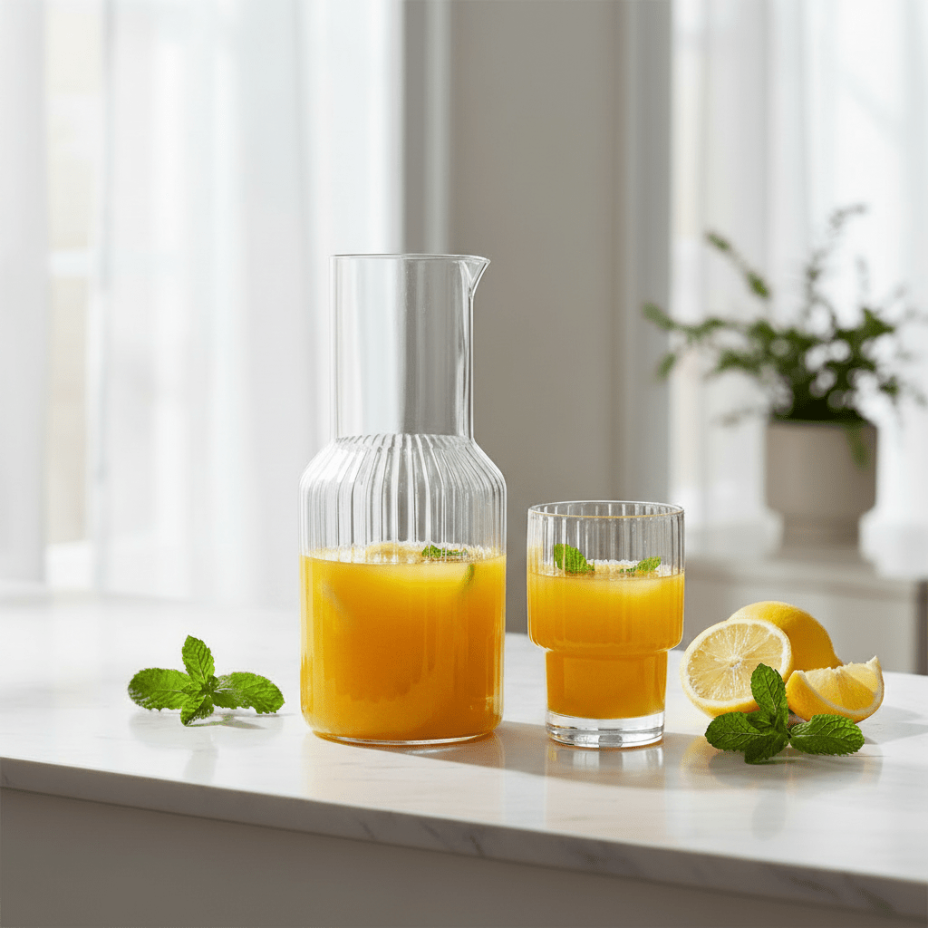 Danny Home 2pc Glass Carafe With Glass Set