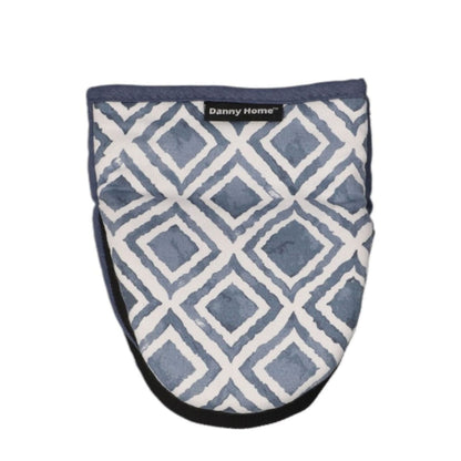 Danny Home 2pc Oven Mitt - Blue Diamond