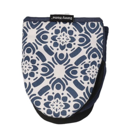 Danny Home 2pc Oven Mitt - Blue Moroccan