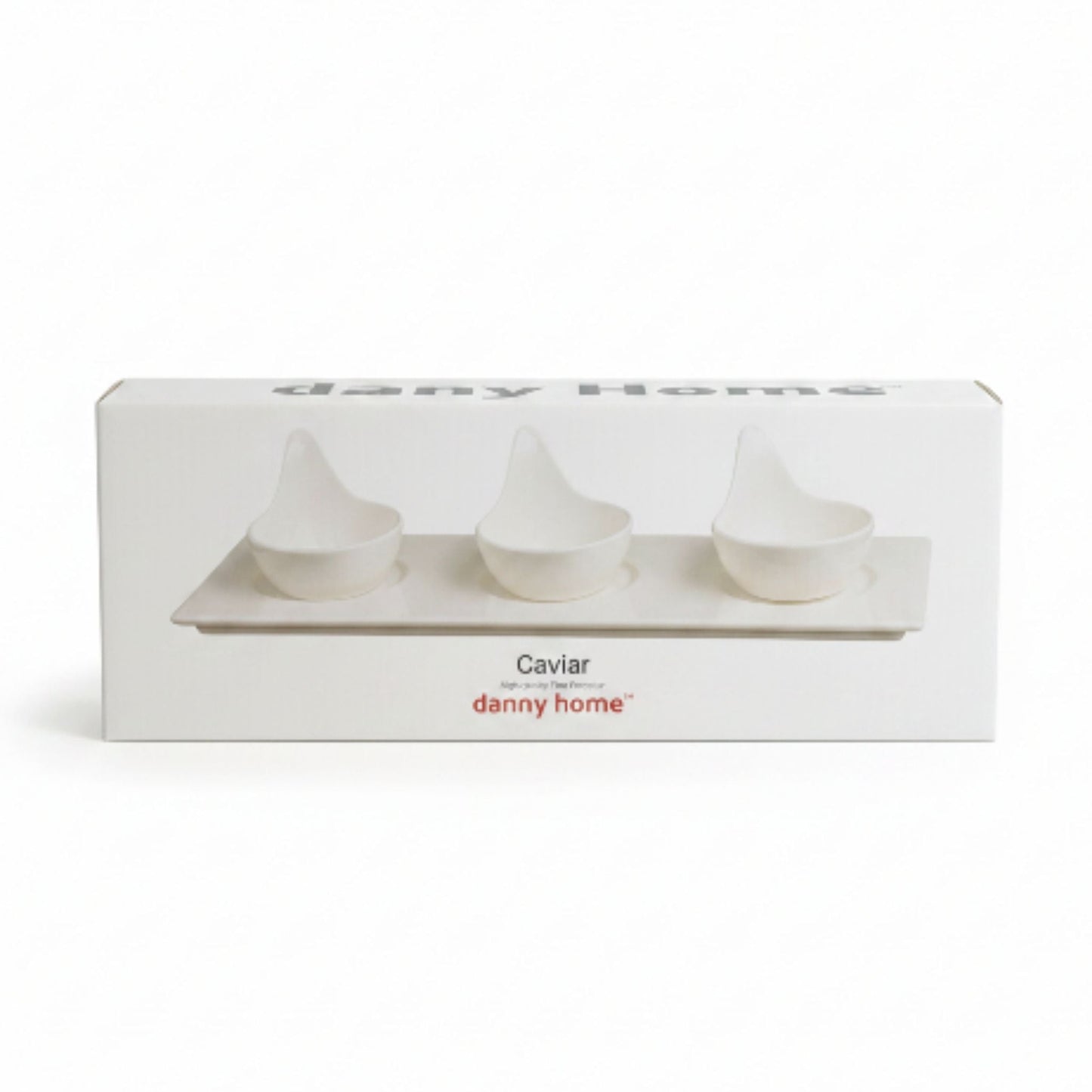 Danny Home 3pc Caviar Bowls On Tray