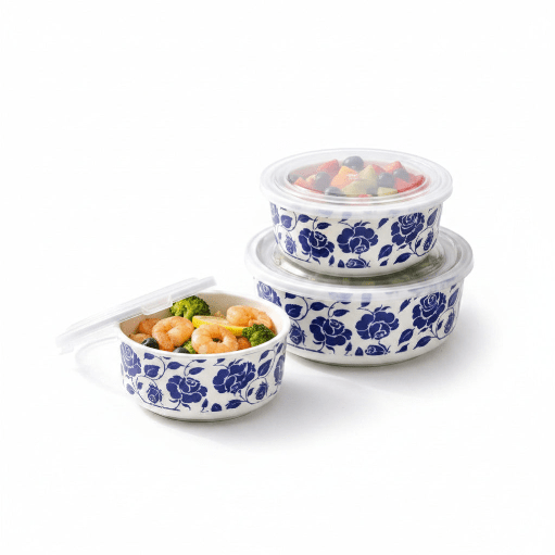 Danny Home 3pc Ceramic Food Storage